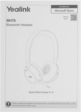 Гарнитура Bluetooth Yealink BH76 UC