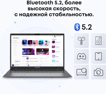 Ноутбук Chuwi GemiBook Xpro N-series N150 16Gb SSD512Gb Intel Graphics 14.1