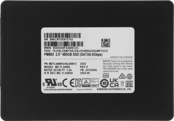 Накопитель SSD Samsung SATA-III 480GB MZ7L3480HCHQ-00B7C