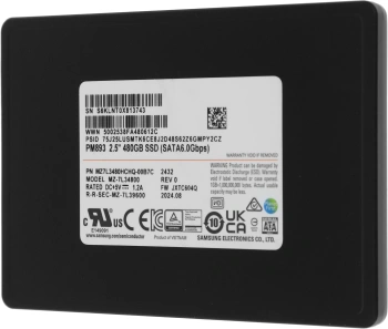 Накопитель SSD Samsung SATA-III 480GB MZ7L3480HCHQ-00B7C