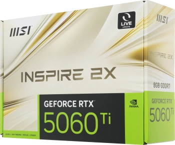 Видеокарта MSI PCI-E 5.0  RTX 5060 TI 8G INSPIRE 2X
