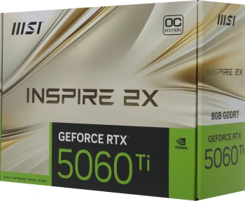 Видеокарта MSI PCI-E 5.0  RTX 5060 TI 8G INSPIRE 2X OC
