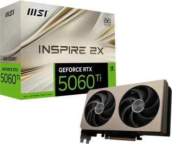 Видеокарта MSI PCI-E 5.0  RTX 5060 TI 8G INSPIRE 2X OC