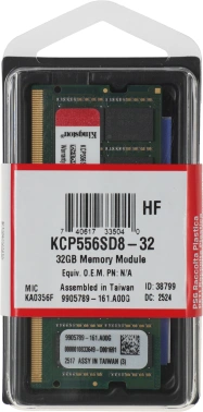 Память DDR5 32GB 5600MHz Kingston  KCP556SD8-32