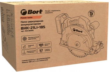 Циркулярная пила (дисковая) Bort BHK-18LI-125