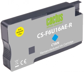 Картридж струйный Cactus CS-F6U16AE-R