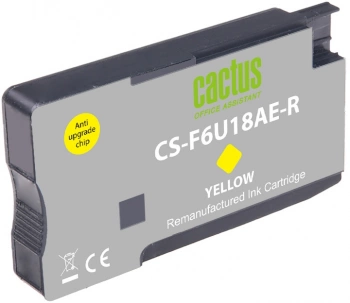 Картридж струйный Cactus CS-F6U18AE-R