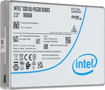 Накопитель SSD Intel S PCIe 4.0 x4 960GB SSDPF2KX960HZN1