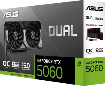Видеокарта Asus PCI-E 5.0  DUAL-RTX5060-O8G