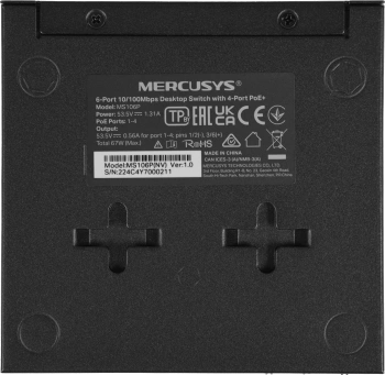 Коммутатор Mercusys  MS106P