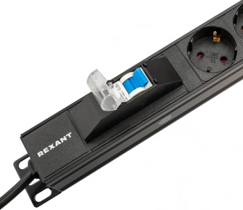 Блок распределения питания Rexant 04-0201-2 верт.размещ. 20xSchuko базовые 16A Schuko 2м