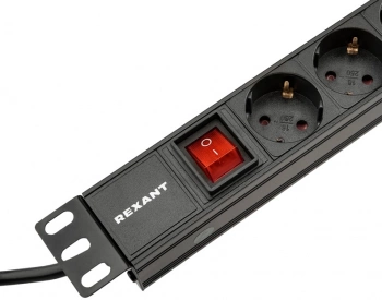 Блок распределения питания Rexant 04-0302-1 гор.размещ. 8xSchuko базовые 10A C14 2м