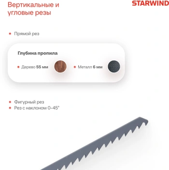 Лобзик Starwind JS55-550S1