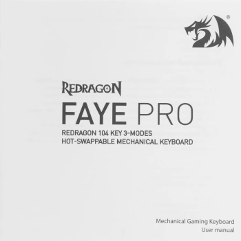 Клавиатура Redragon Faye Pro