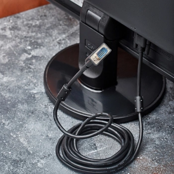 Кабель PROconnect VGA (m) VGA (m) 3м (17-5505-6) феррит.кольца черный (упак.:1шт)