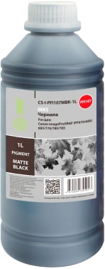 Чернила Cactus CS-I-PFI107MBK-1L PFI-107