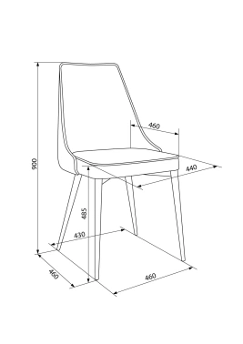 Стул для дома Бюрократ  CH-K4