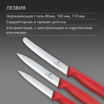 Набор ножей кухон. Victorinox Swiss Classic 6.7111.34C1