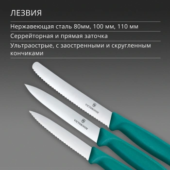 Набор ножей кухон. Victorinox Swiss Classic 6.7114.34C1