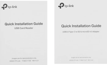 Устройство чтения карт памяти USB Type-C TP-Link UA440C