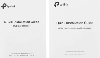 Устройство чтения карт памяти USB Type-C TP-Link UA430C