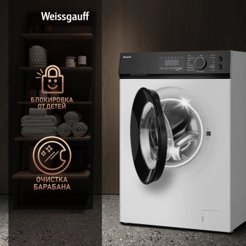 Стиральная машина Weissgauff WM 45127 Inverter Steam Touch