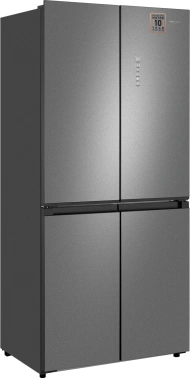 Холодильник Weissgauff WCD 450 Bru Steel Glass NoFrost Inverter