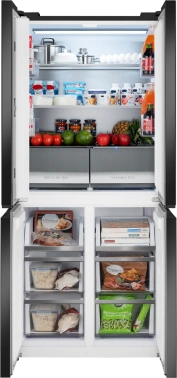 Холодильник Weissgauff WCD 450 Rock Glass NoFrost Inverter