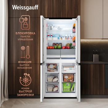 Холодильник Weissgauff WCD 450 W NoFrost Inverter