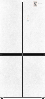 Холодильник Weissgauff WCD 450 White Rock Glass NoFrost Inverter