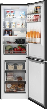 Холодильник Weissgauff WRK 185 Total NoFrost Inverter Black Inox