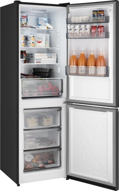 Холодильник Weissgauff WRK 185 Total NoFrost Inverter Black Inox