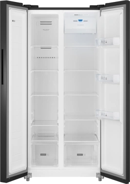 Холодильник Weissgauff WSBS 500 Inverter NoFrost Black