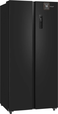 Холодильник Weissgauff WSBS 500 Inverter NoFrost Black