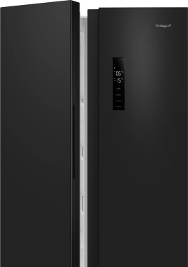 Холодильник Weissgauff WSBS 500 Inverter NoFrost Black