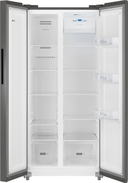 Холодильник Weissgauff WSBS 500 Inverter NoFrost Dark Grey