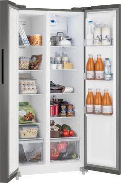 Холодильник Weissgauff WSBS 500 Inverter NoFrost Dark Grey