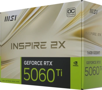 Видеокарта MSI PCI-E 5.0  RTX 5060 TI 16G INSPIRE 2X OC
