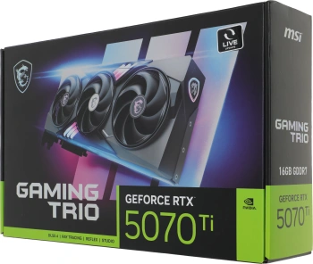 Видеокарта MSI PCI-E 5.0  RTX 5070 TI 16G GAMING TRIO