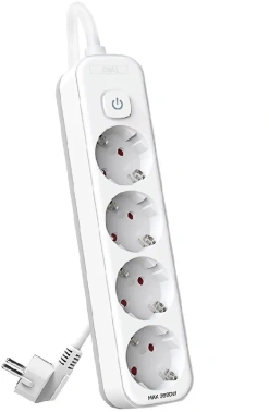 Сетевой фильтр Deli ET434