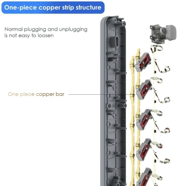 Сетевой фильтр Deli ET439