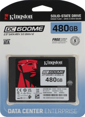 Накопитель SSD Kingston SATA-III 480GB SEDC600ME/480G