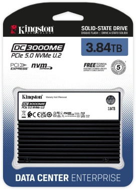 Накопитель SSD Kingston PCIe 5.0 x4 3.84TB SEDC3000ME/3T8