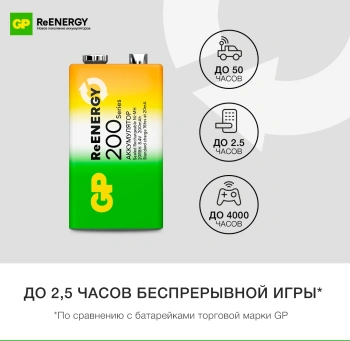 Аккумулятор GP 20R8H 9V Крона