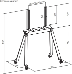 Стойка для телевизора Ultramounts UM311B