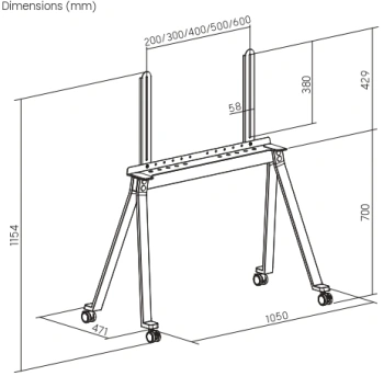 Стойка для телевизора Ultramounts UM312B