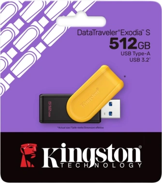 Флеш Диск Kingston 512GB DataTraveler Exodia S