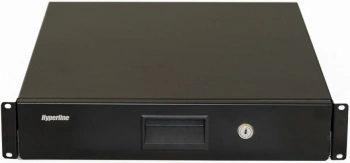 Полка для документации Hyperline TDR3-2U-360-RAL9004 2U нагр.:15кг. 19