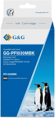 Картридж струйный G&G GG-PFI030MBK