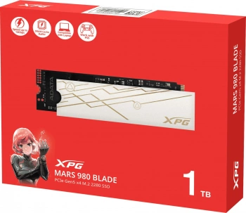 Накопитель SSD A-Data PCIe 5.0 x4 1TB SMAR-980B-1TCS